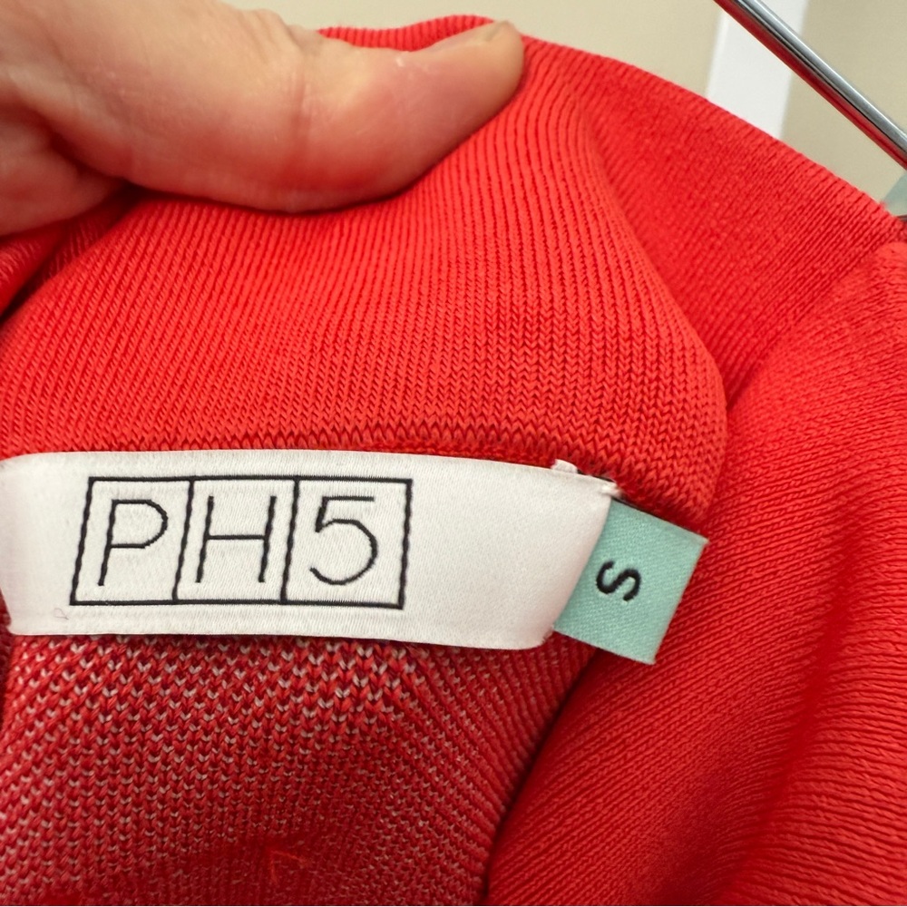 PH5 Red and White Cropped Knit Tank Top and skirt SET - Picture 8 of 9